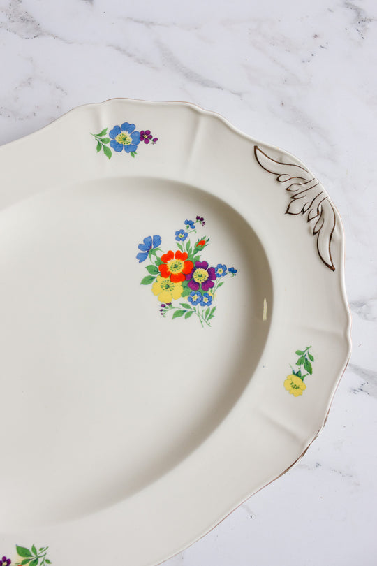 1920s Alfred meakin handpainted platter