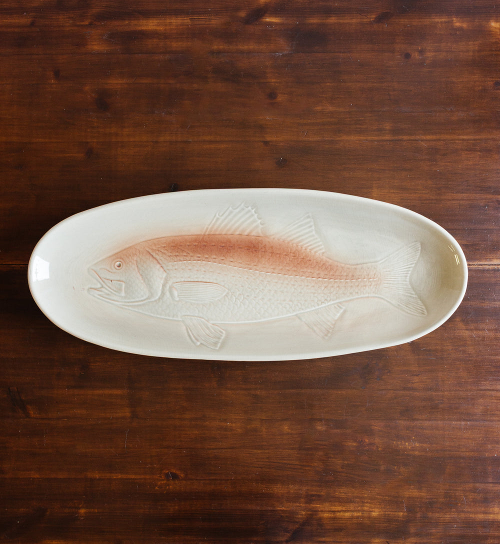 1940s french st. amand fish platter