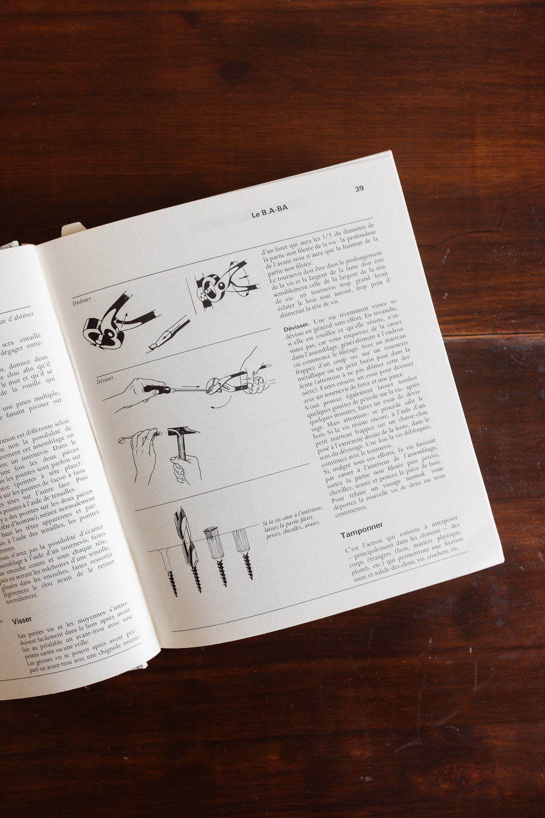 "le bricolage" et "les parents modernes" vintage french books