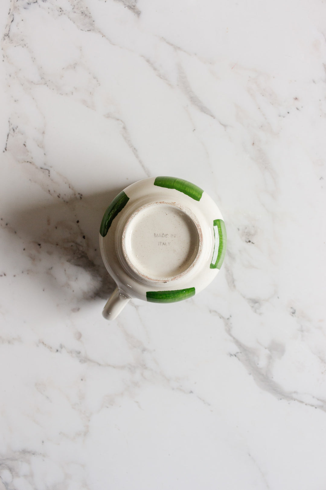 checkered cup and saucer set by ceramica san marciano