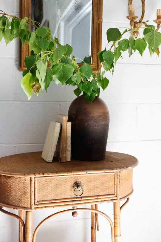 antique french stoneware pot "12"