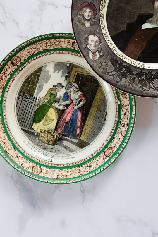midcentury "cries of london" adams plate