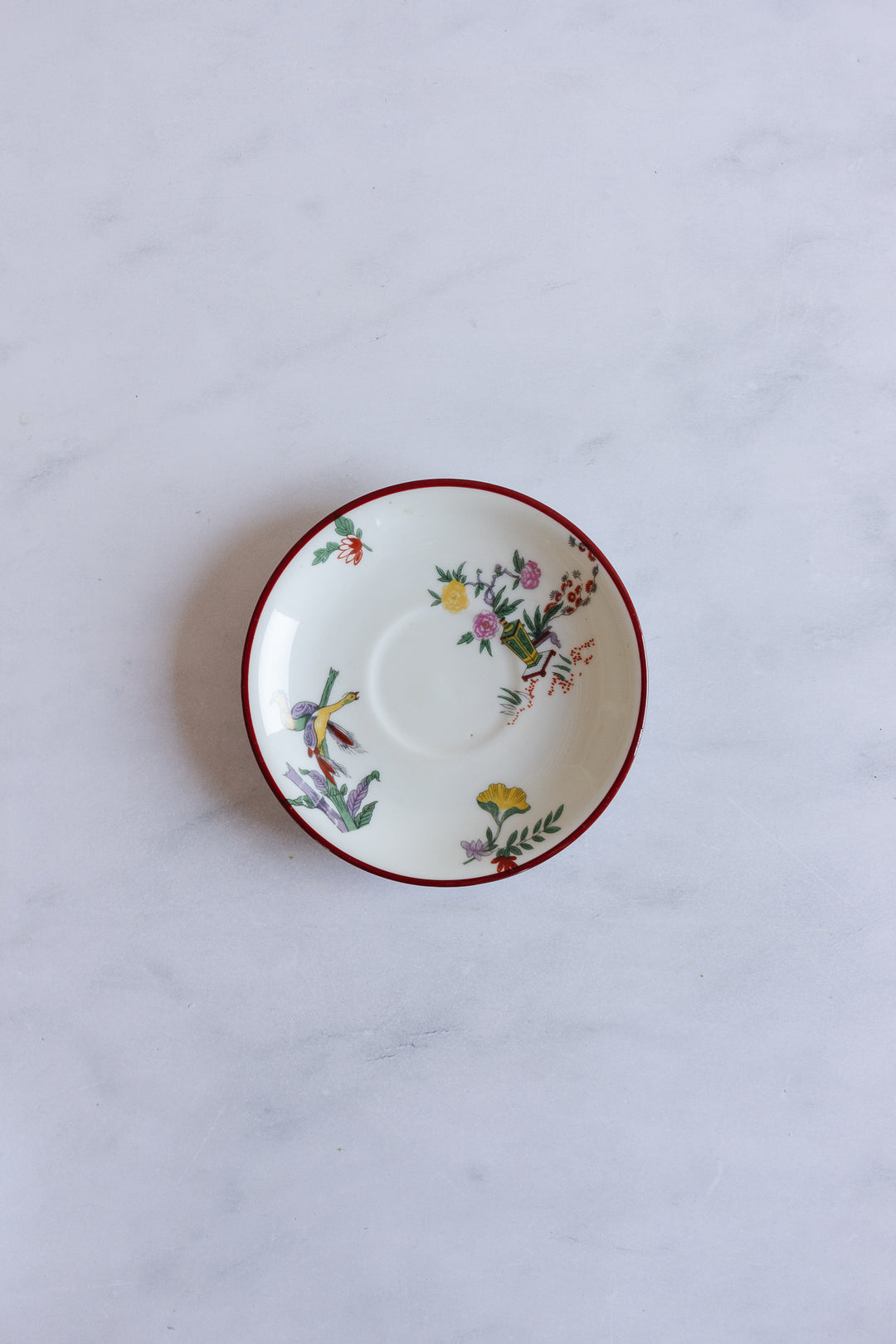 antique french limoges elite works chinoiserie handpainted tea cup