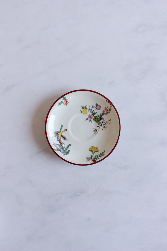 antique french limoges elite works chinoiserie handpainted tea cup