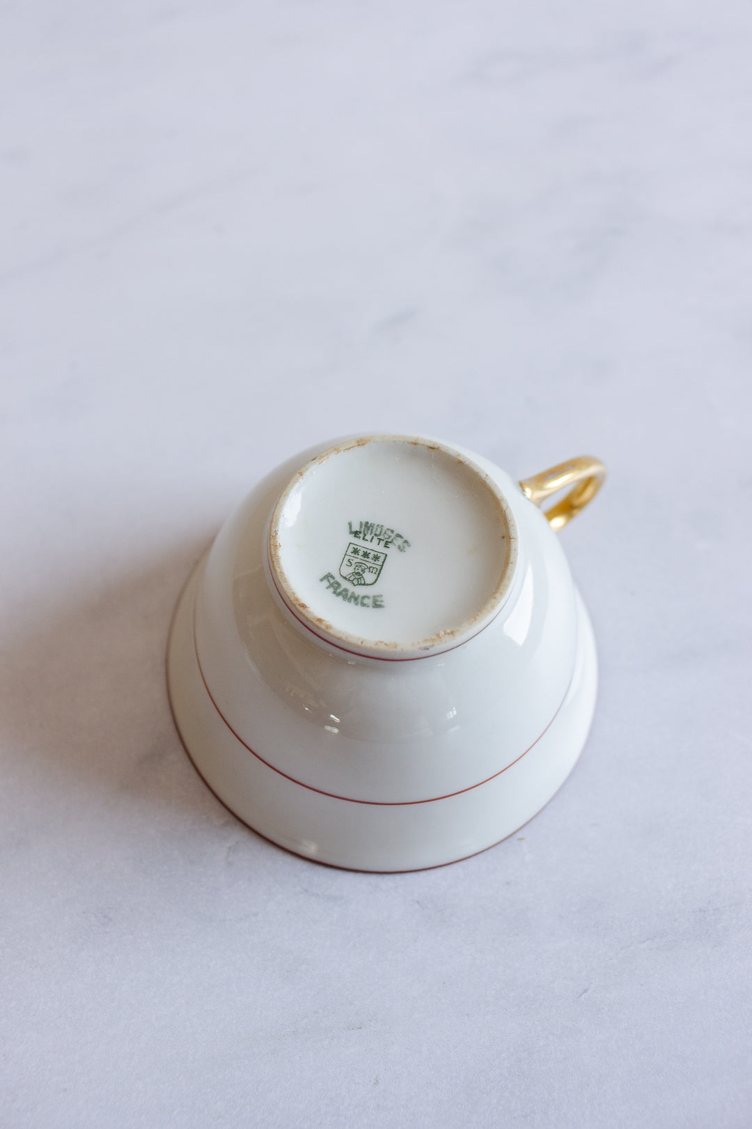 antique french limoges elite works chinoiserie handpainted tea cup