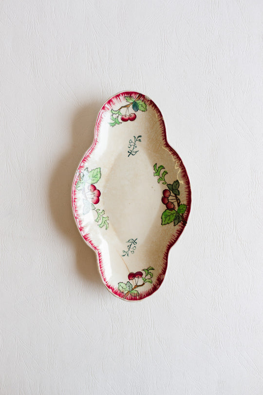 1900s longwy cherry "montmorency" raviers, set of 4