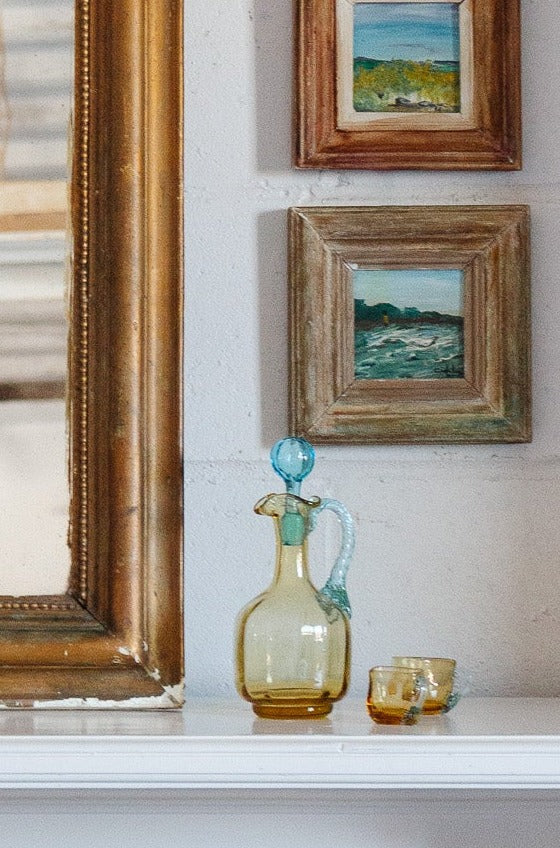 rare turn of the century Napoleon III “tête à tête” liquor service