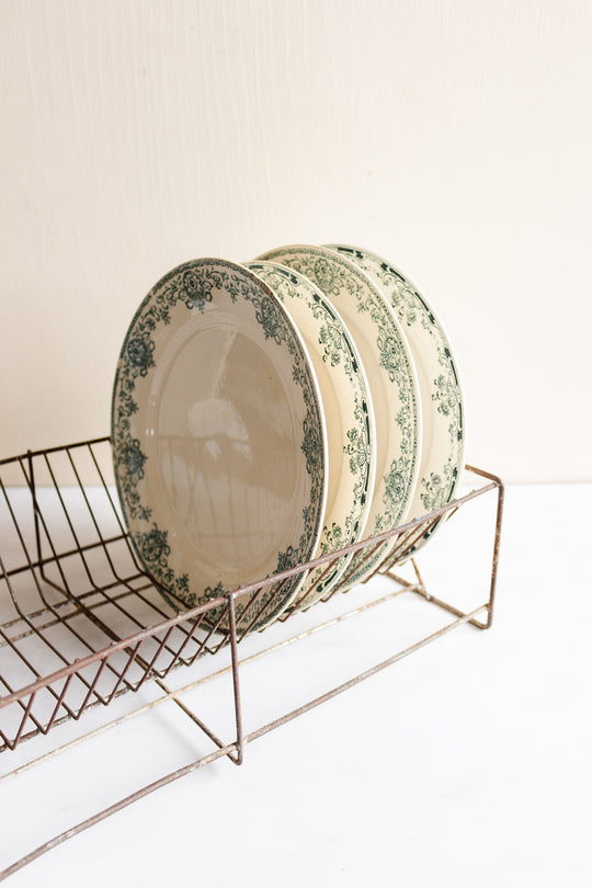 1930s french wire dish drying rack