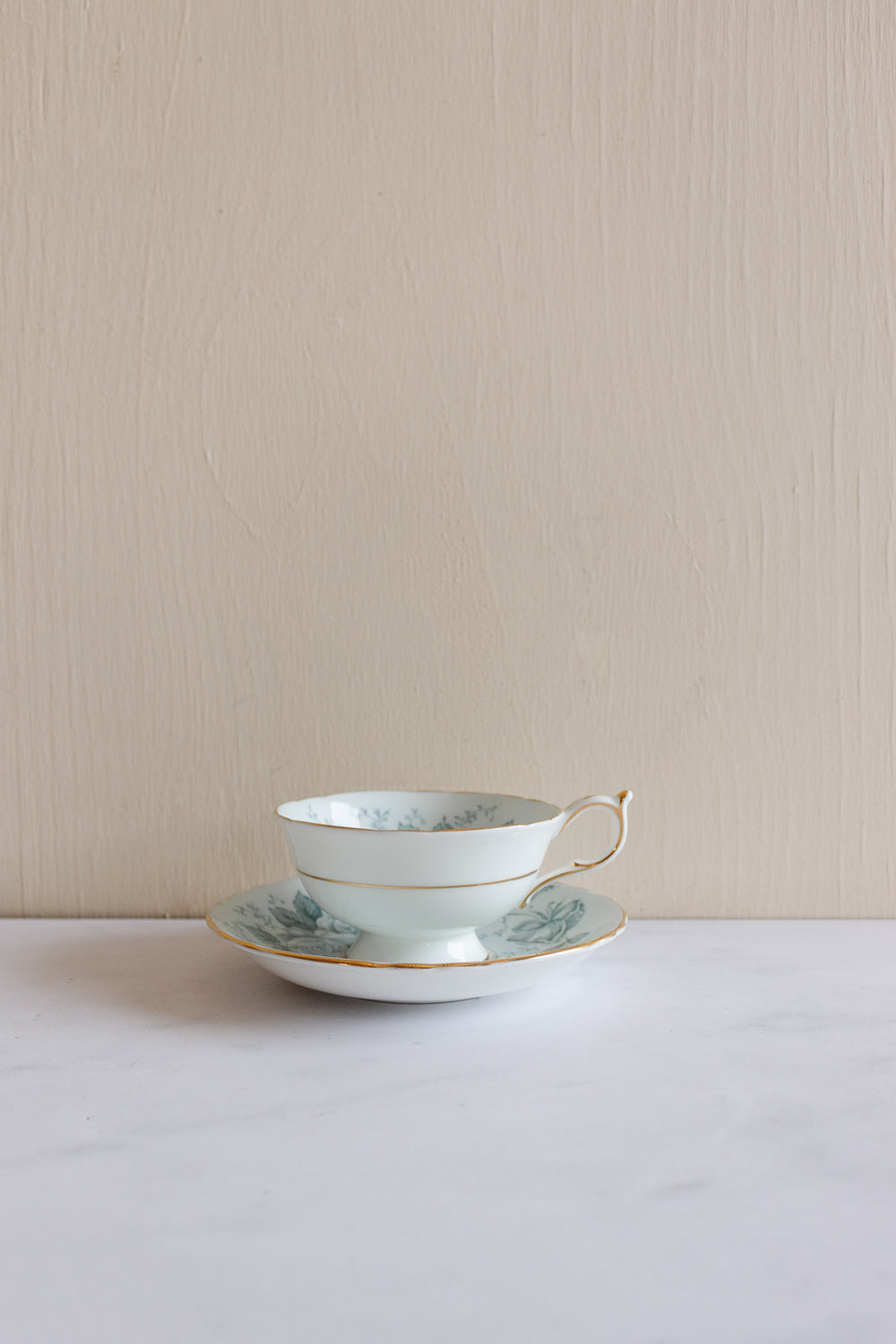 rare antique double warrant paragon teacup