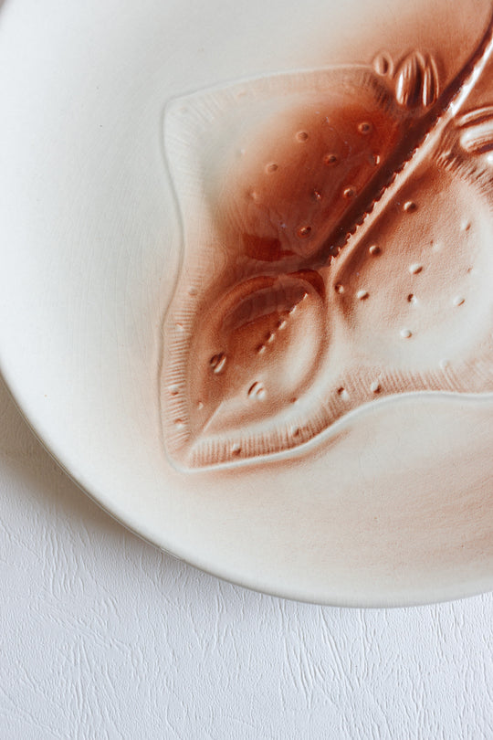 1940s french st. Amand "trinité" plates, set of 6