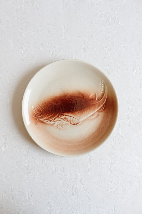 1940s french st. Amand "trinité" plates, set of 6