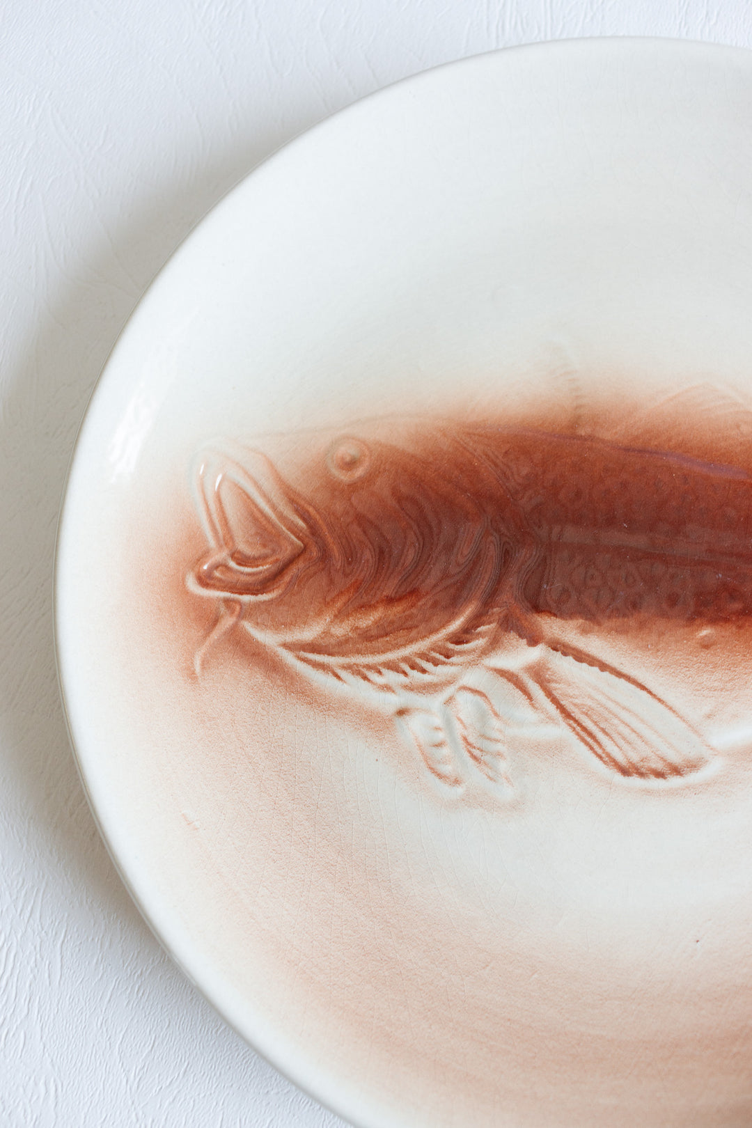 1940s french st. Amand "trinité" plates, set of 6