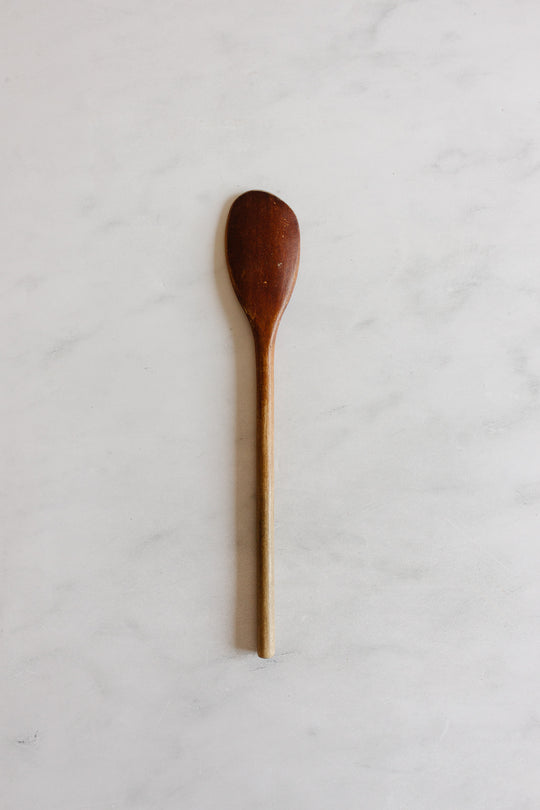 set of 4 vintage french wood kitchen utensils