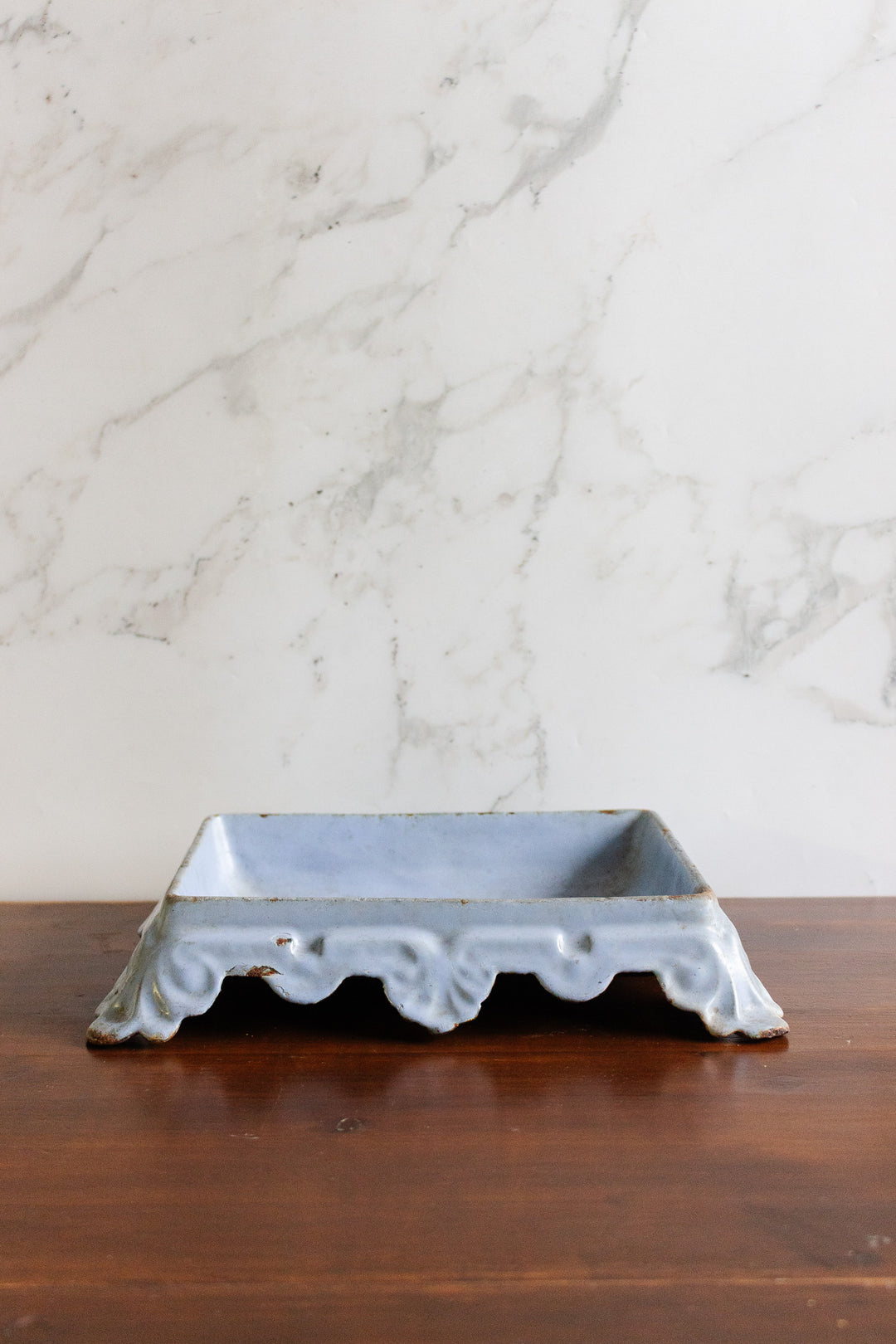 antique french cast iron spitoon