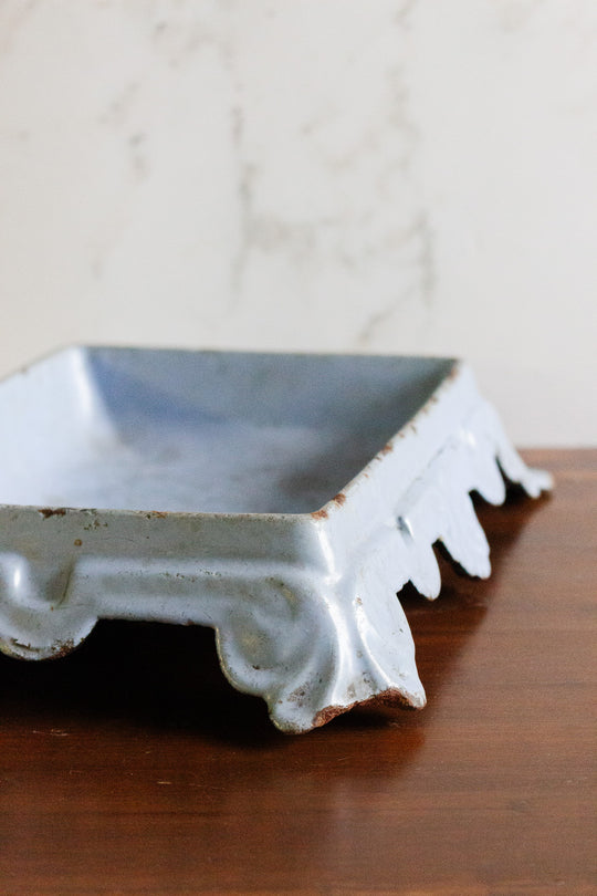 antique french cast iron spitoon