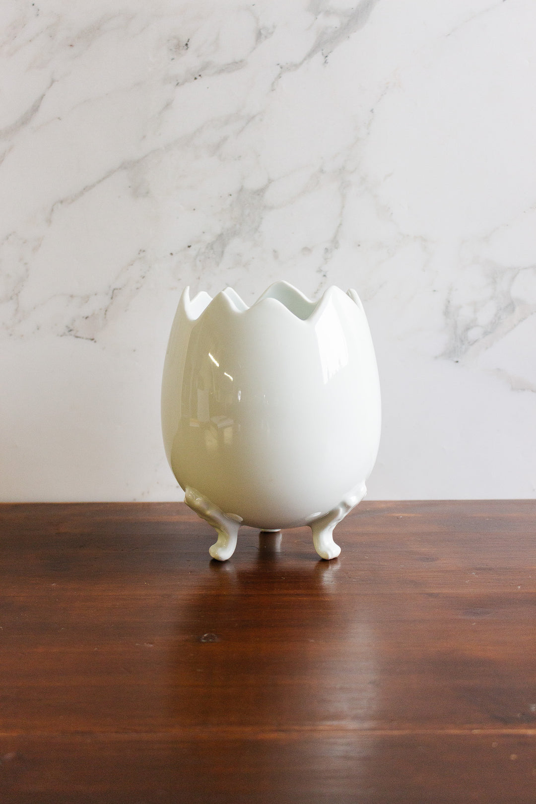 vintage french limoges "hatched egg" vase
