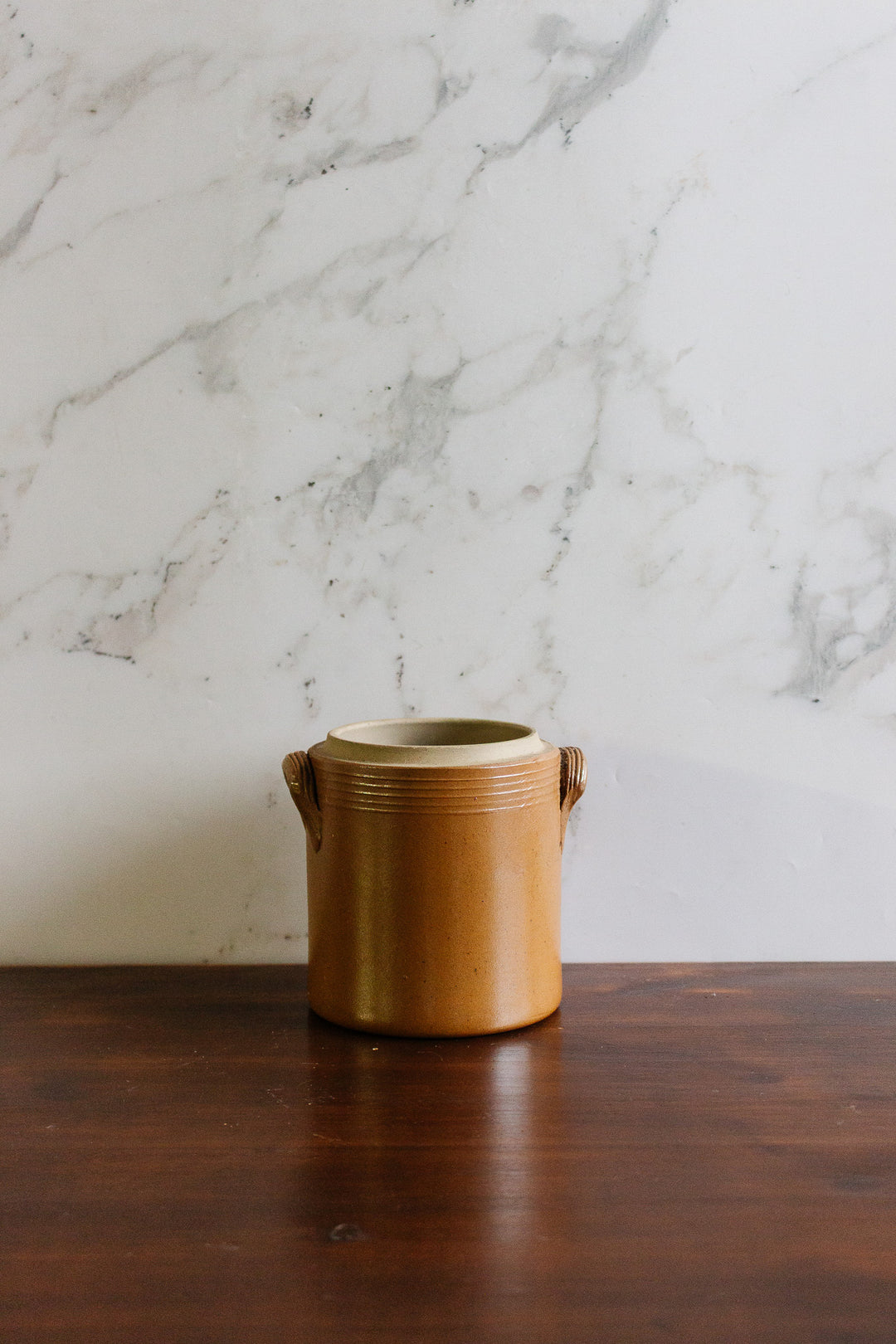 antique french confit pot