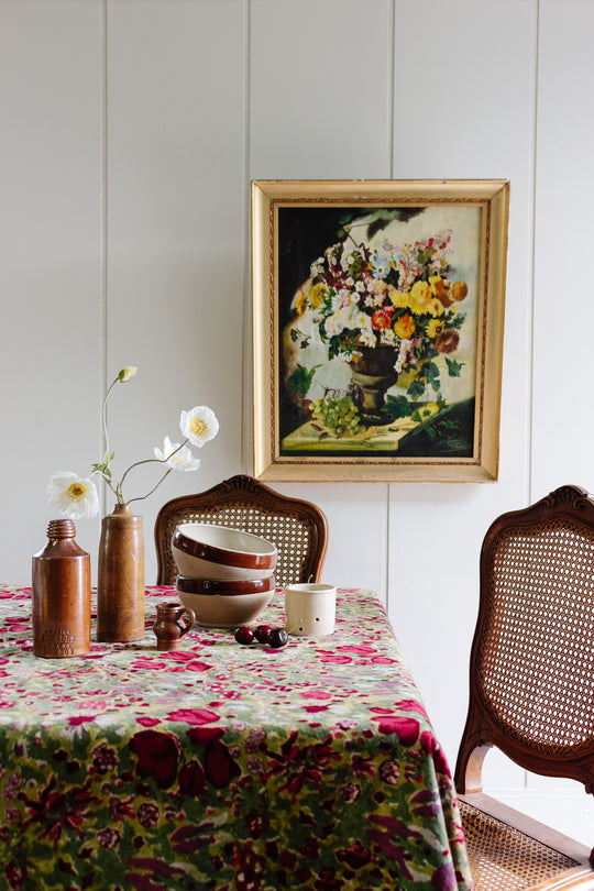 round table cloth by Parisian artist bruno lamy for couleur nature