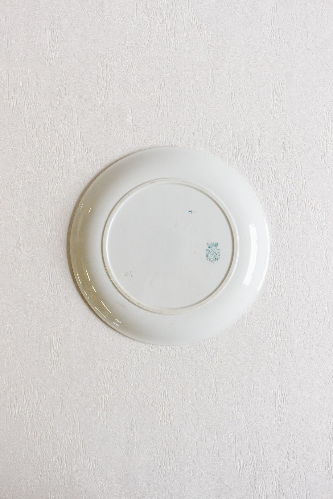 set of 4 antique french digoin sarreguemines talking plates