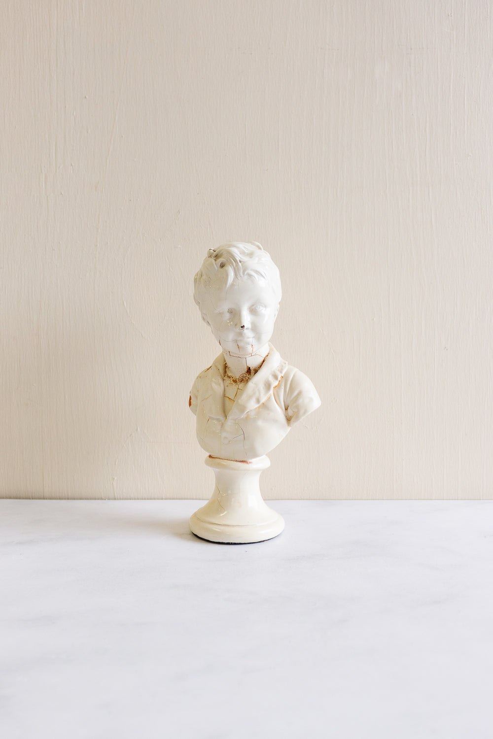 vintage French terra cotta bust