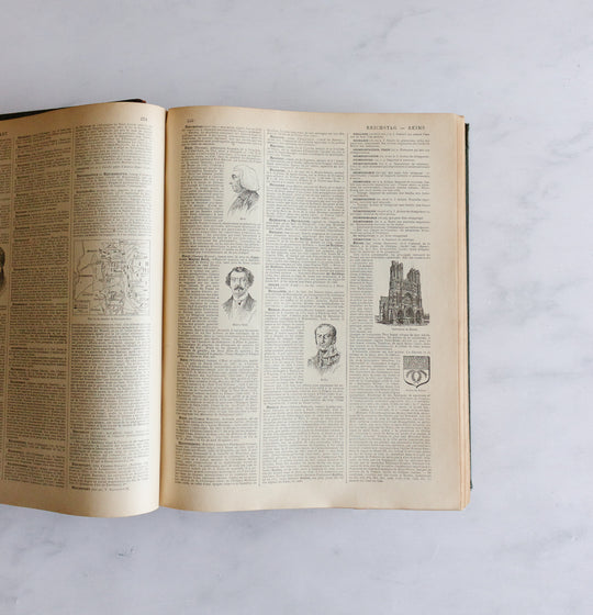 Turn of the century french “larousse Paris” encyclopedia