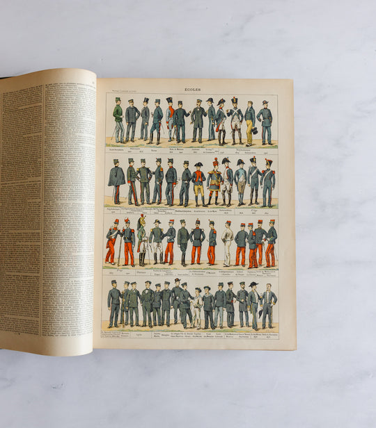 Turn of the century french “larousse Paris” encyclopedia