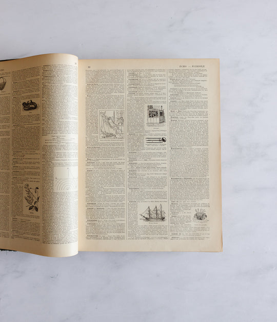 Turn of the century french “larousse Paris” encyclopedia