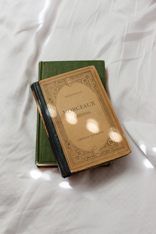 morceaux choisis vintage french book by librairie Hachette