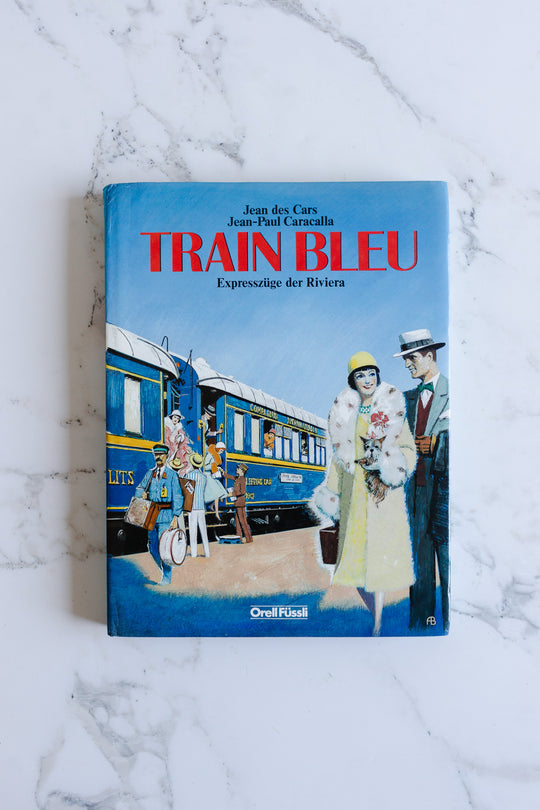 "le train bleu" vintage german book