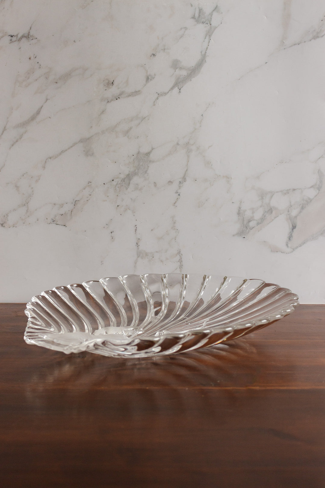vintage glass lobster platter