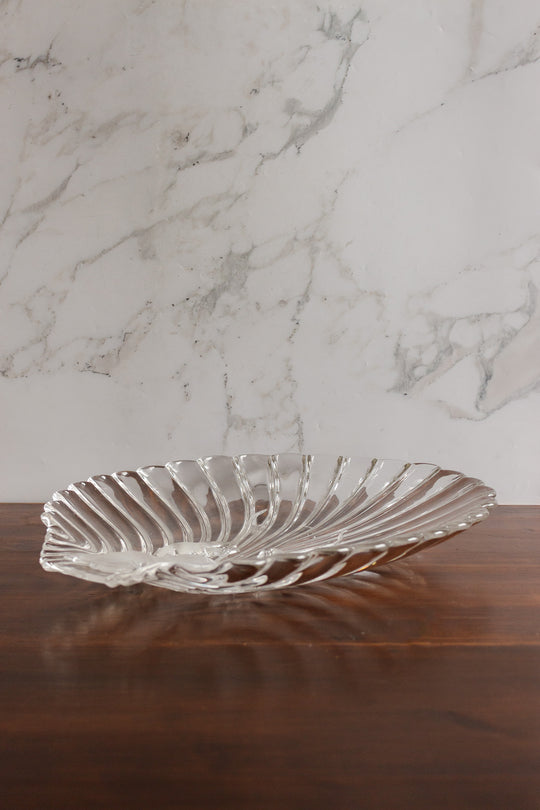 vintage glass lobster platter