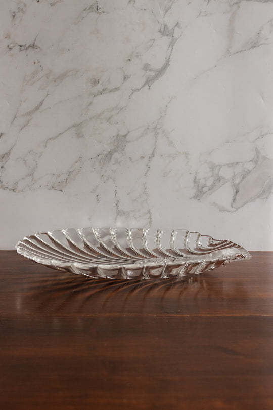 vintage glass lobster platter