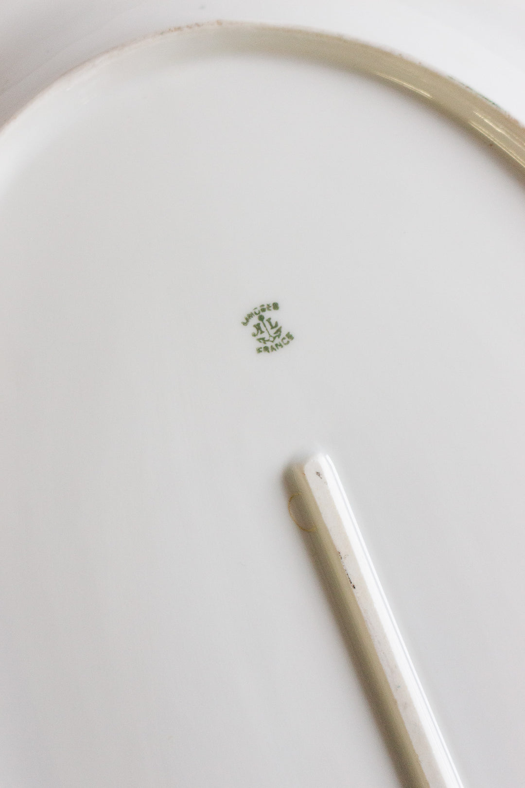 antique limoges france fish serving platter