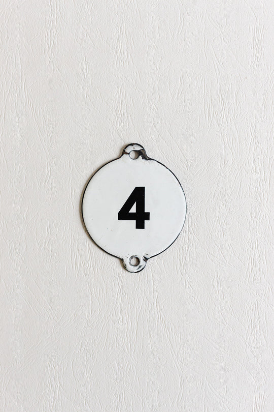 antique german enamel train sign