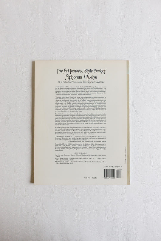 the art nouveau style book of Alphonse Mucha