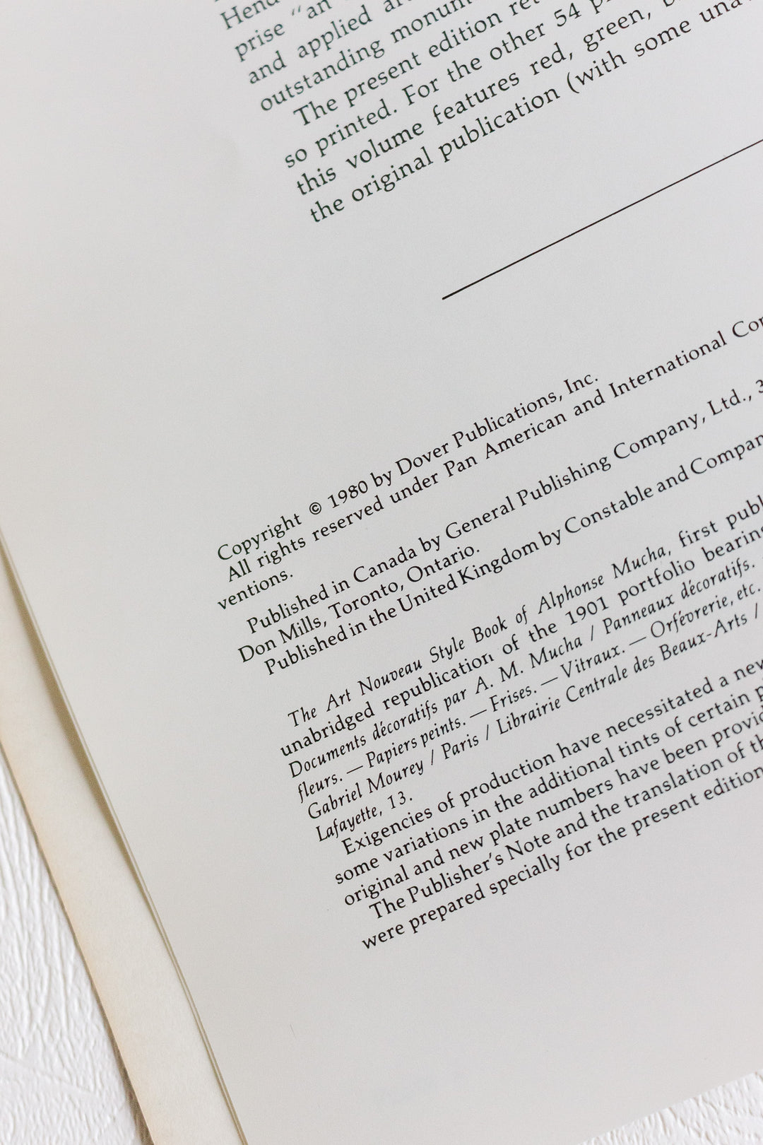 the art nouveau style book of Alphonse Mucha