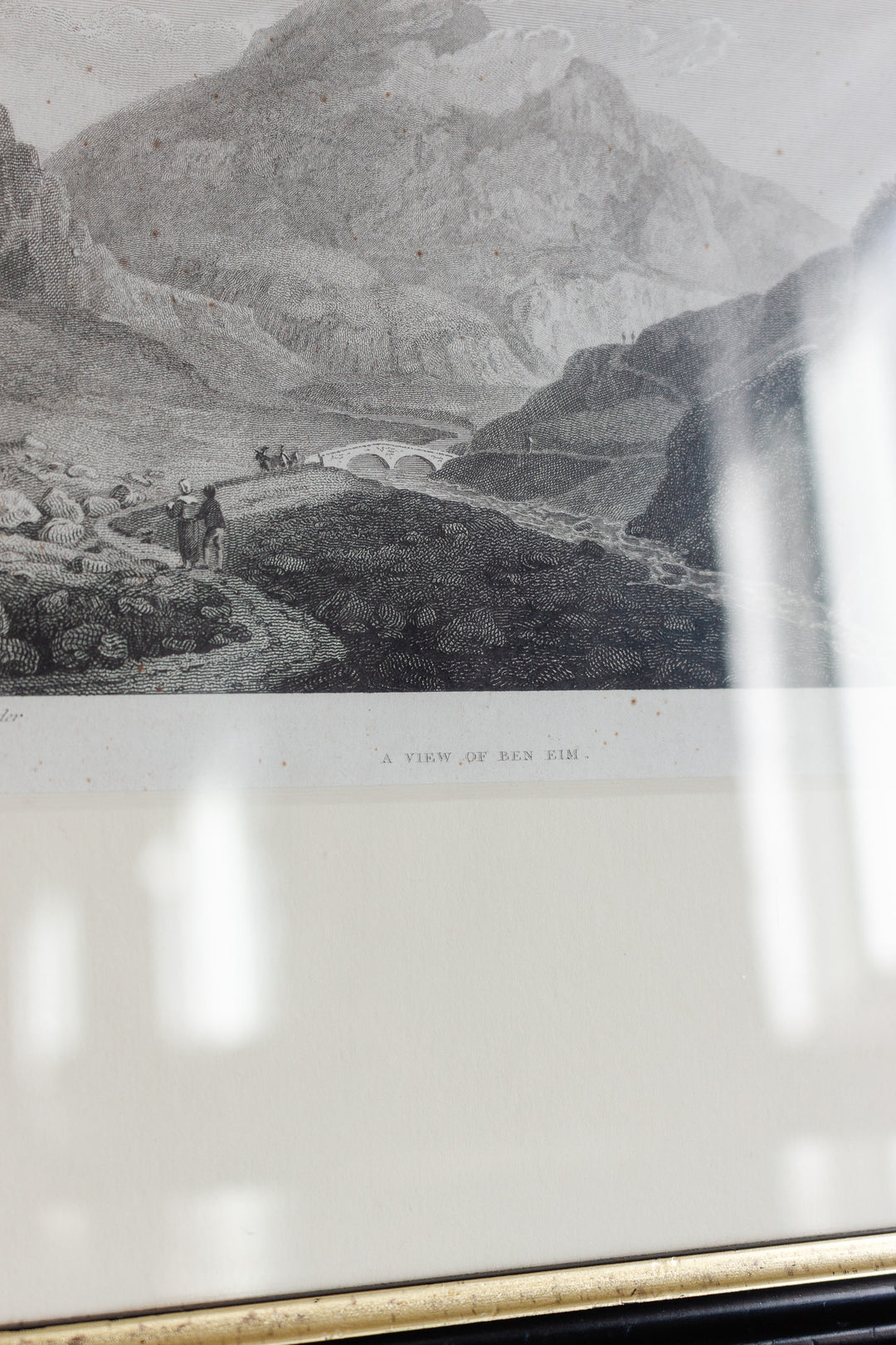 pair of antique engravings of Scotland