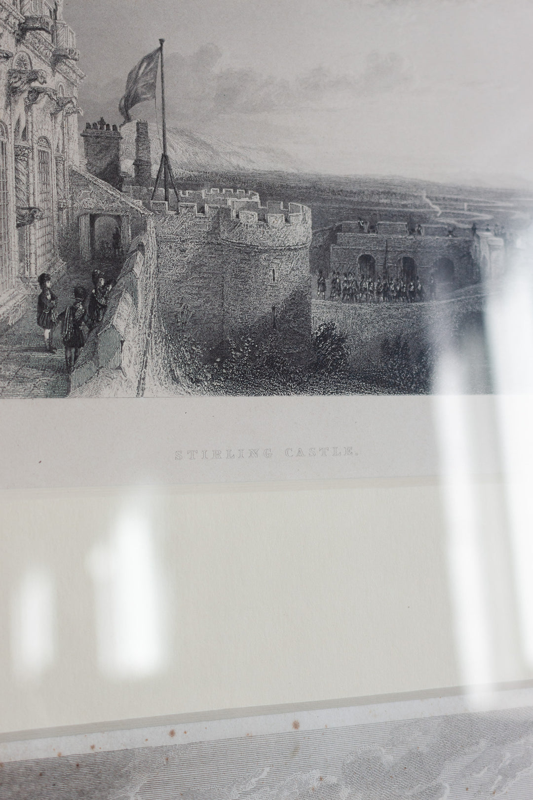 pair of antique engravings of Scotland