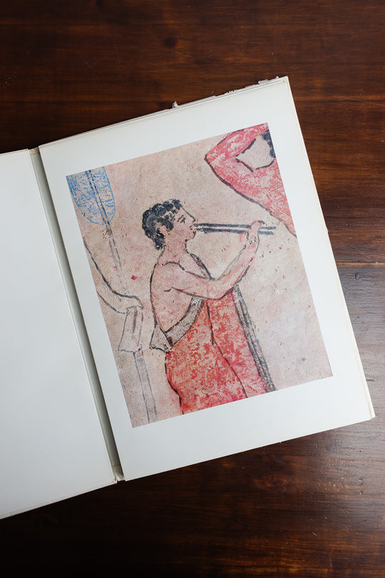 italian art book of prints "figura etrusca"