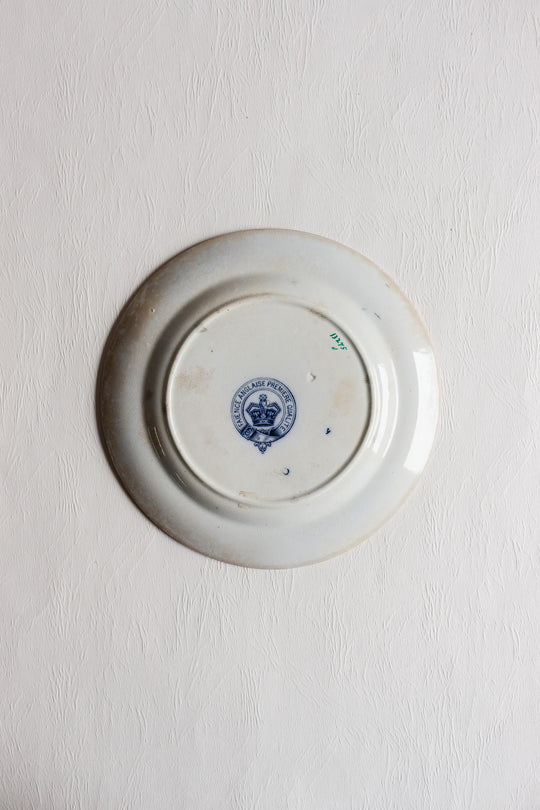 set of 9 "faïence anglaise" salad plates