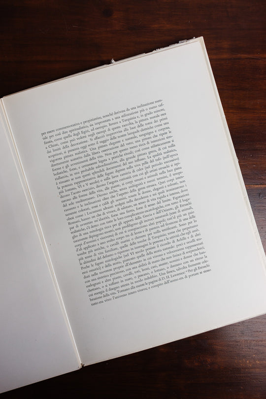 italian art book of prints "figura etrusca"