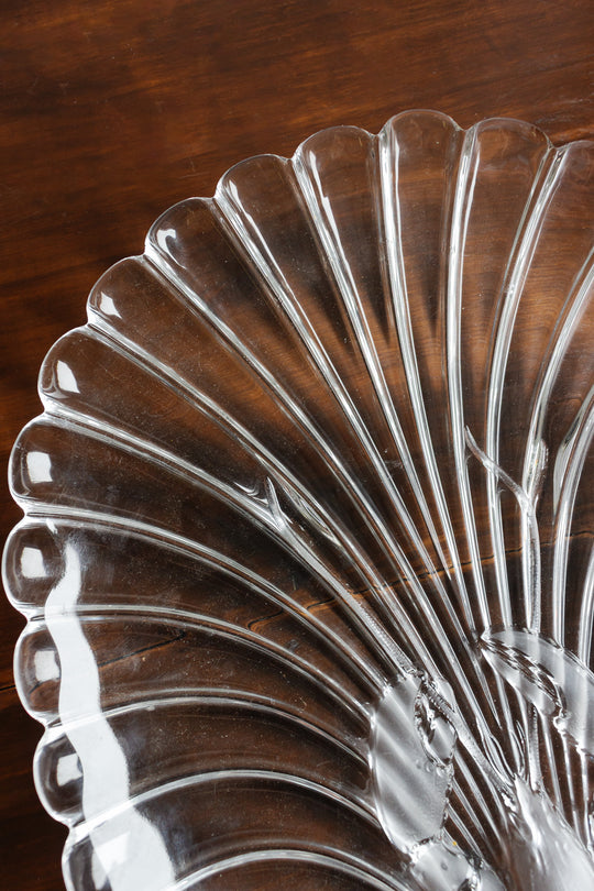 vintage glass lobster platter