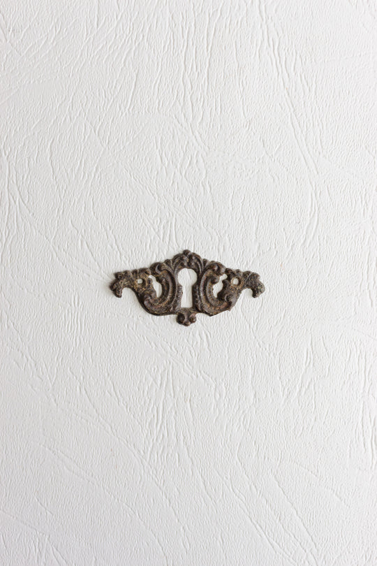antique french keyhole escutcheons