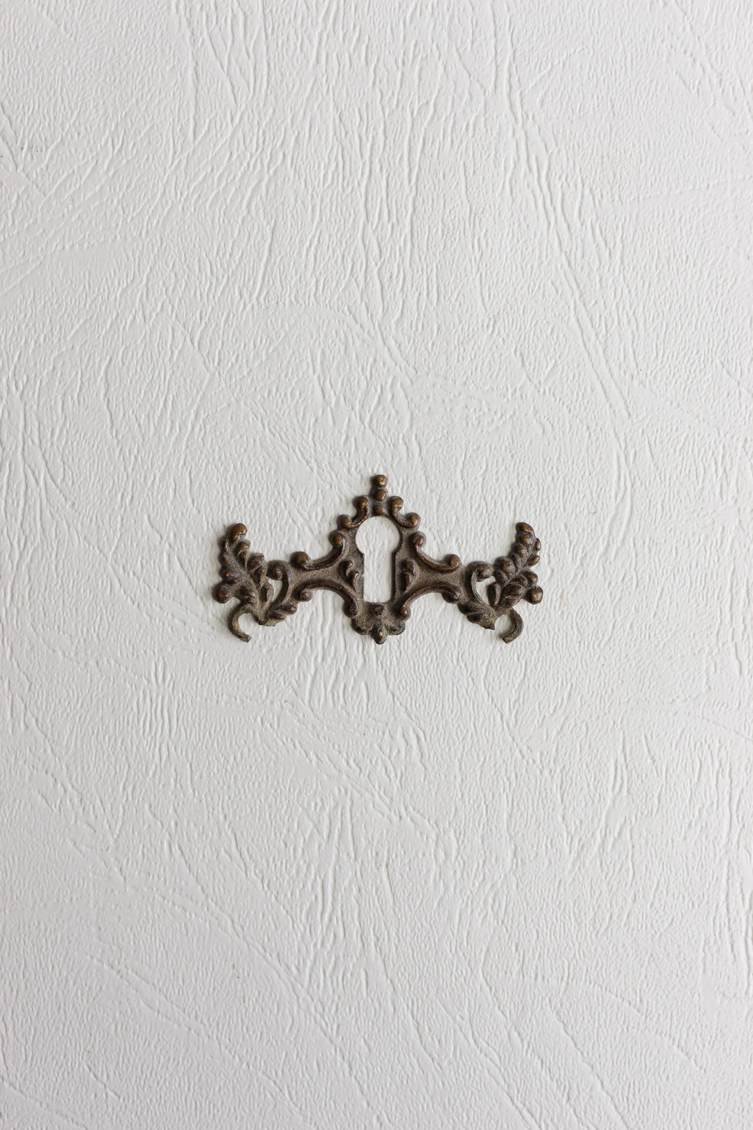 antique french keyhole escutcheons