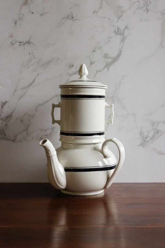 vintage french bistro stacked drip coffee pot (tisanière)