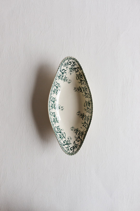 antique french "suzanne" sarreguemines ravier