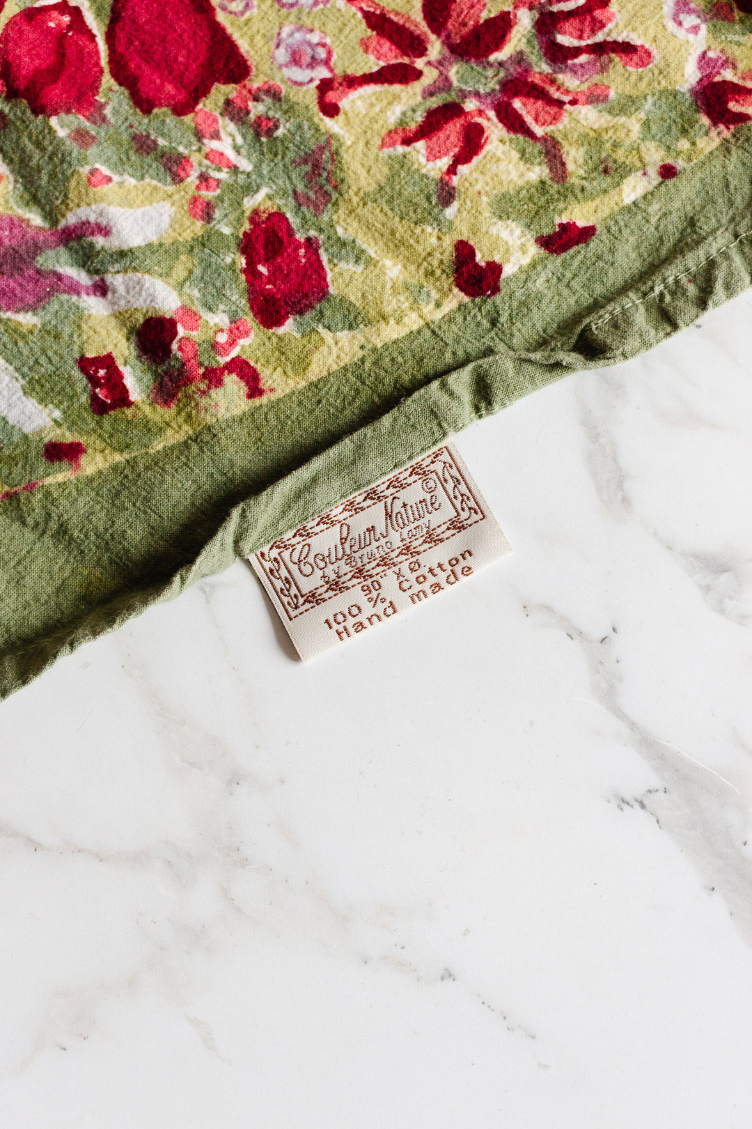 round table cloth by Parisian artist bruno lamy for couleur nature