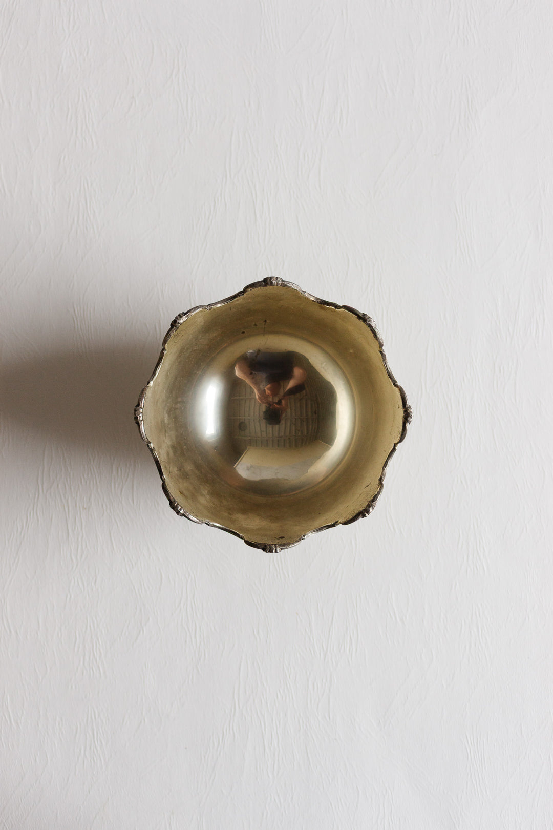 vintage silver-plated monteith bowl