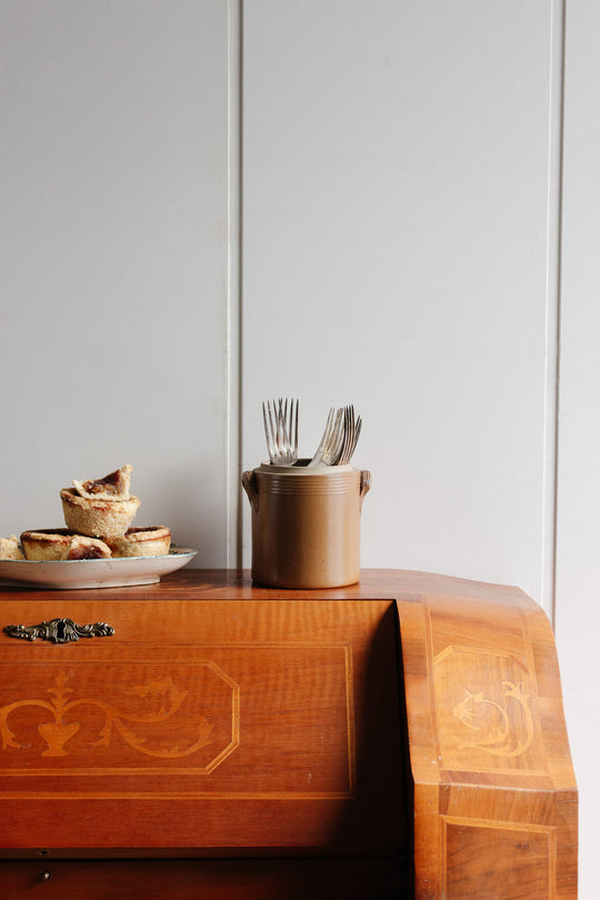 antique french confit pot