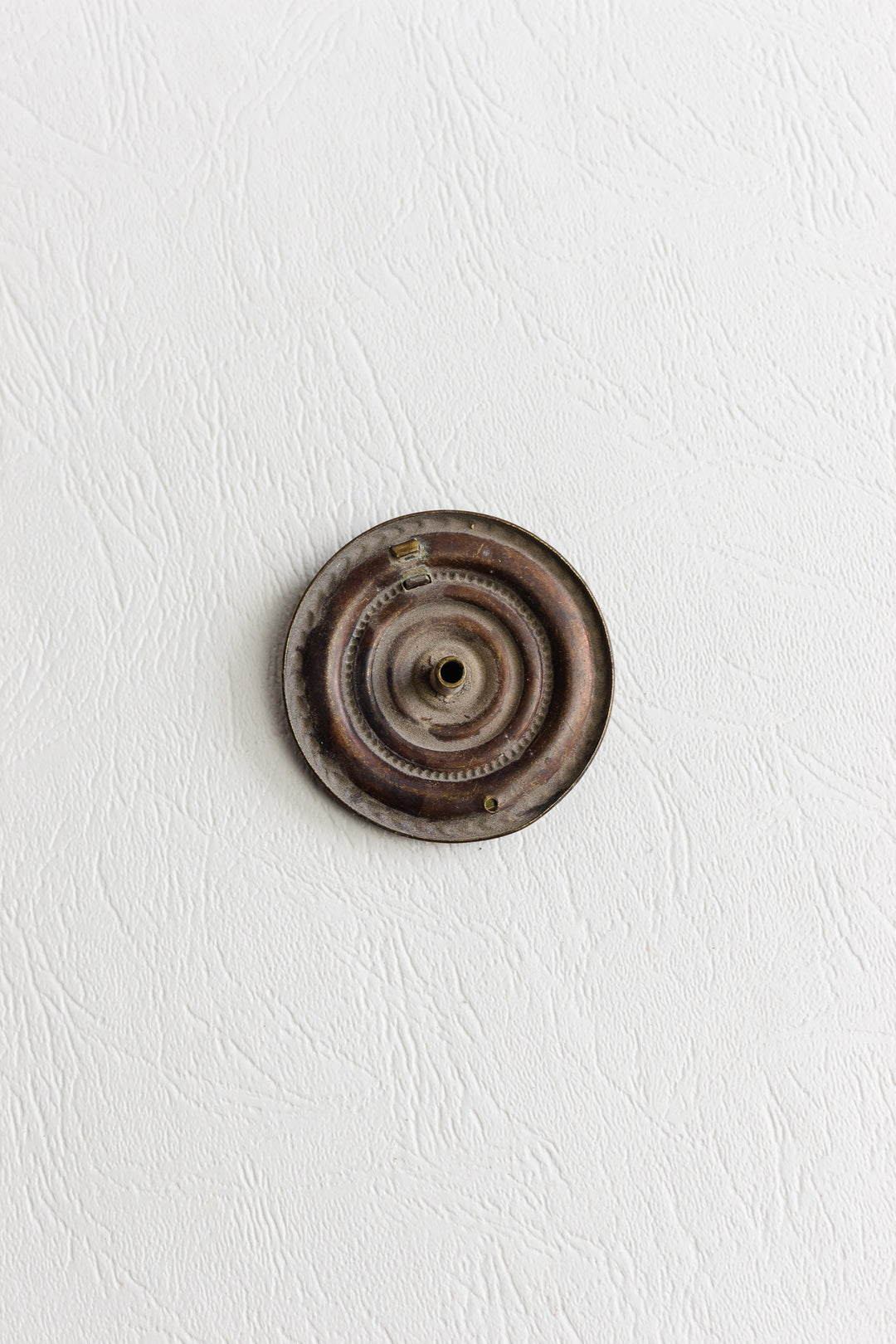 antique french ring pull brass cabinet knob